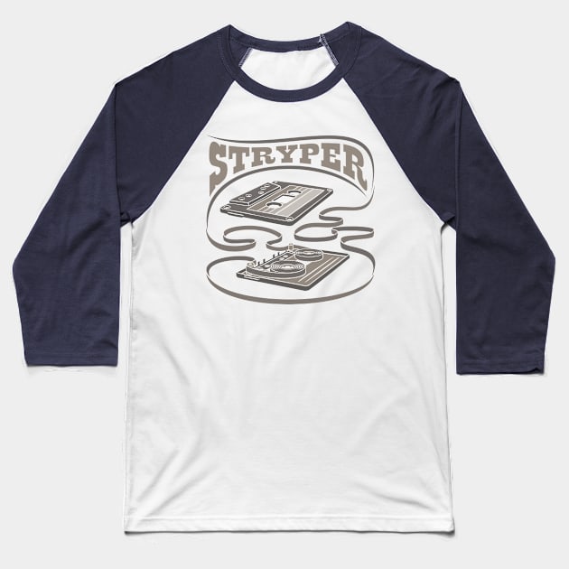 Stryper Exposed Cassette Baseball T-Shirt by Vector Empire